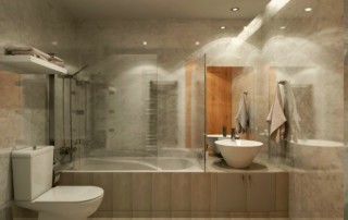 3d interior baño